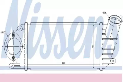 96794 NISSENS Интеркулер