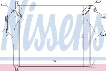 96971 NISSENS Интеркулер
