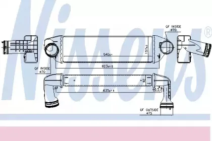 96129 NISSENS Интеркулер