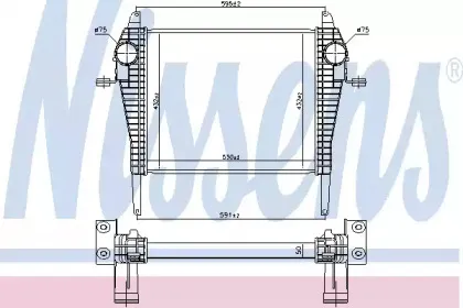 96185 NISSENS Интеркулер