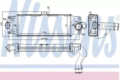 96202 NISSENS Интеркулер