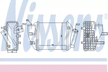 96708 NISSENS Интеркулер