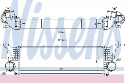 96246 NISSENS Интеркулер