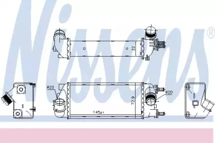 96271 NISSENS Интеркулер