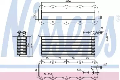 96318 NISSENS Интеркулер