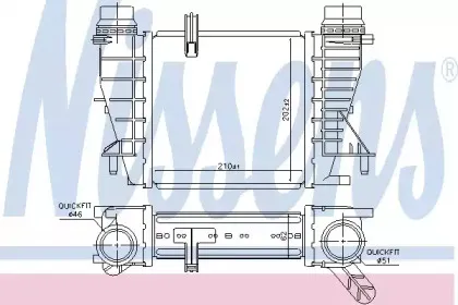 96363 NISSENS Интеркулер