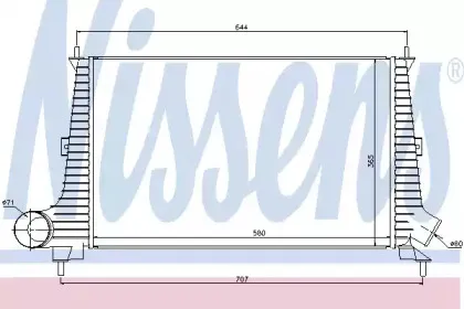 96891 NISSENS Интеркулер