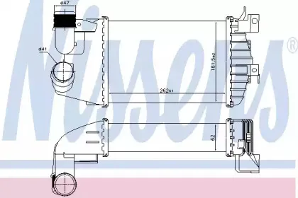 96370 NISSENS Интеркулер
