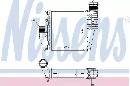 96380 NISSENS Интеркулер
