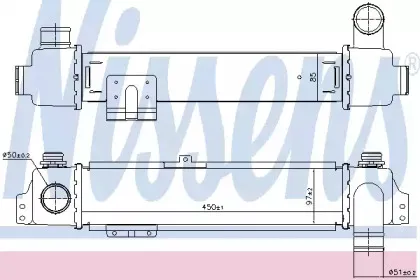 96384 NISSENS Интеркулер