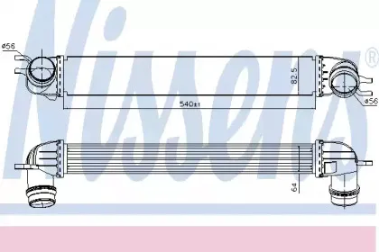 96397 NISSENS Интеркулер