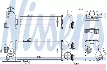 96409 NISSENS Интеркулер