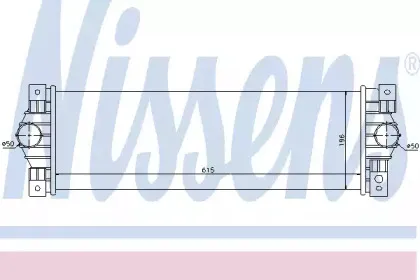 96651 NISSENS Интеркулер