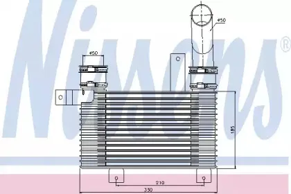 96649 NISSENS Интеркулер