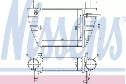 96426 NISSENS Интеркулер