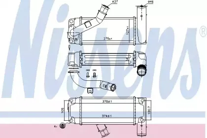 96428 NISSENS Интеркулер