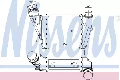 96452 NISSENS Интеркулер