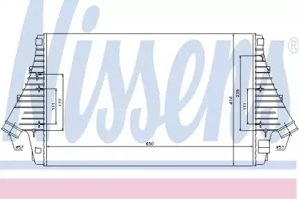 96647 NISSENS Интеркулер