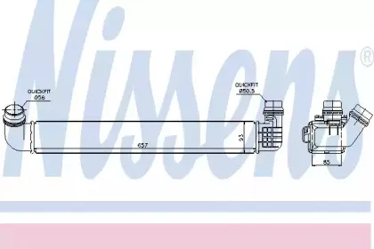 96569 NISSENS Интеркулер