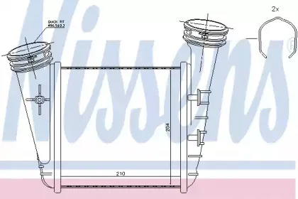 96468 NISSENS Интеркулер