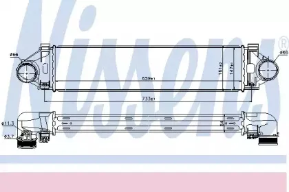 96471 NISSENS Интеркулер