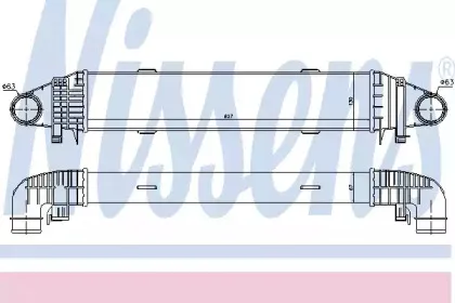 96596 NISSENS Интеркулер