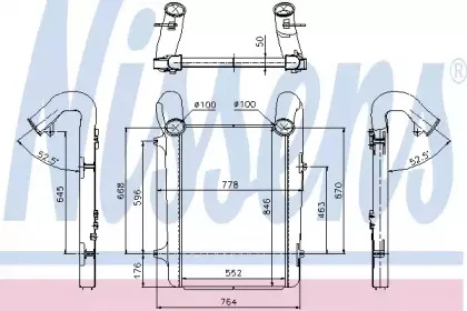 97059 NISSENS Интеркулер