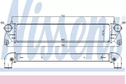 96483 NISSENS Интеркулер