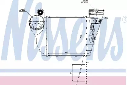 96487 NISSENS Интеркулер