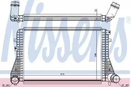 96493 NISSENS Интеркулер