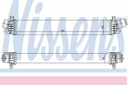 96507 NISSENS Интеркулер