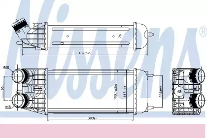 96509 NISSENS Интеркулер