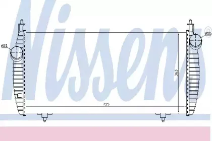96510 NISSENS Интеркулер
