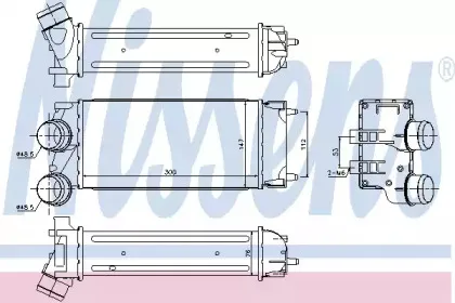 96514 NISSENS Интеркулер