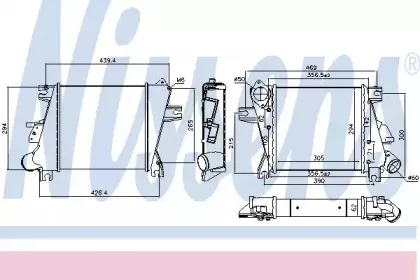 96527 NISSENS Интеркулер
