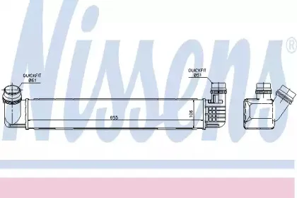 96543 NISSENS Интеркулер