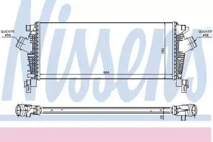 96547 NISSENS Интеркулер