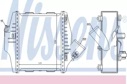96579 NISSENS Интеркулер