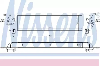 96580 NISSENS Интеркулер