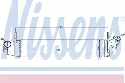 96585 NISSENS Интеркулер