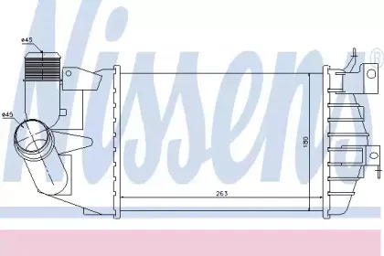 96587 NISSENS Интеркулер