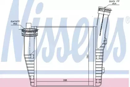 96611 NISSENS Интеркулер