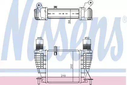 96396 NISSENS Интеркулер