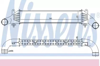 96655 NISSENS Интеркулер