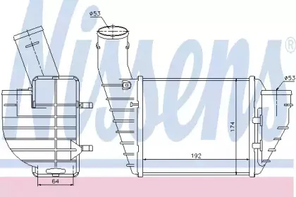 96691 NISSENS Интеркулер