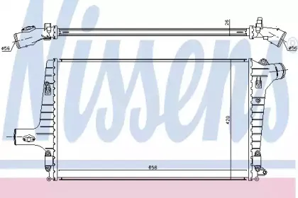 96706 NISSENS Интеркулер