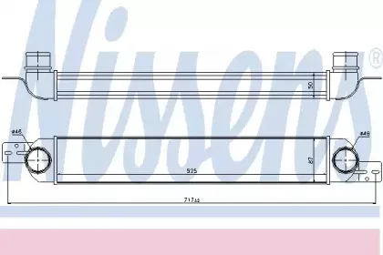 96717 NISSENS Интеркулер