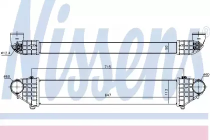 96722 NISSENS Интеркулер