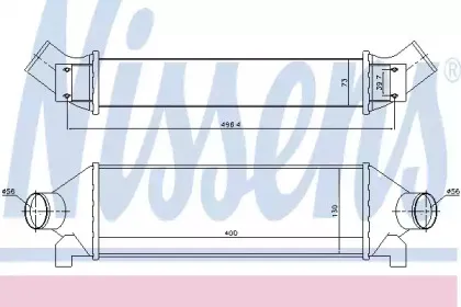 96732 NISSENS Интеркулер
