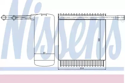 92130 NISSENS Испаритель, кондиционер
